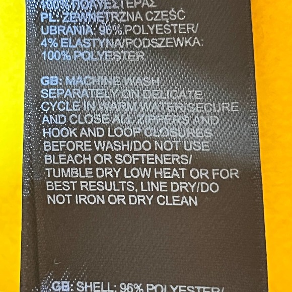 The North Face Women's Jacket Apex Bionic Yellow Weather Resistant New XS - Picture 6 of 6